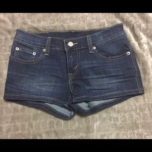Levi’s Strauss mini Jean shorts